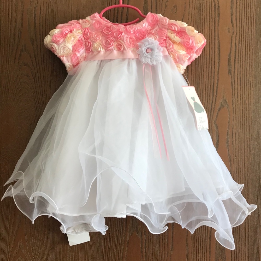 Rare Edition Tulle Rosette Dress